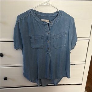 Denim Blue Women's Top